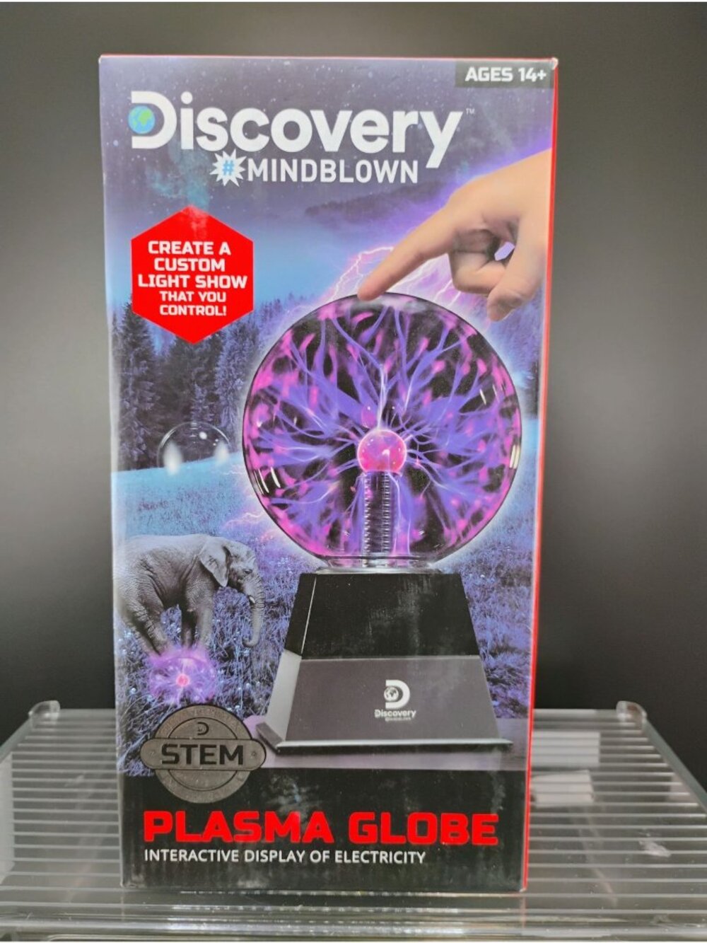 Discovery Mindblown Plasma Globe Interactive Electric Display